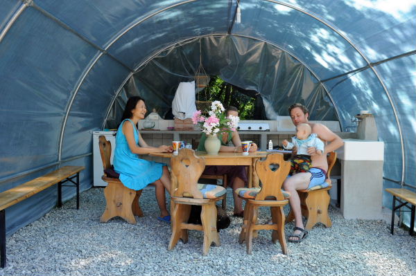 in der Gästeküche findet ihr alles was ihr zum kochen braucht